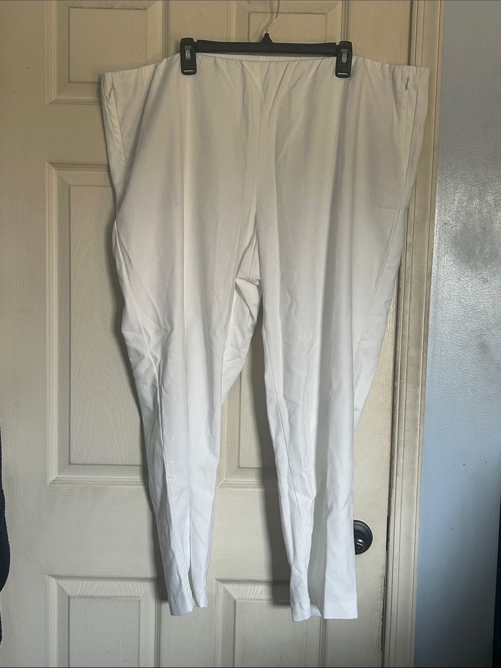 J. Jill white essential cotton stretch pants size 26 women’s